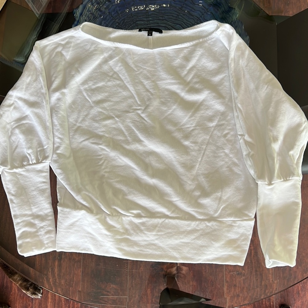 Gibsonlook Off the Shoulder Pullover white small